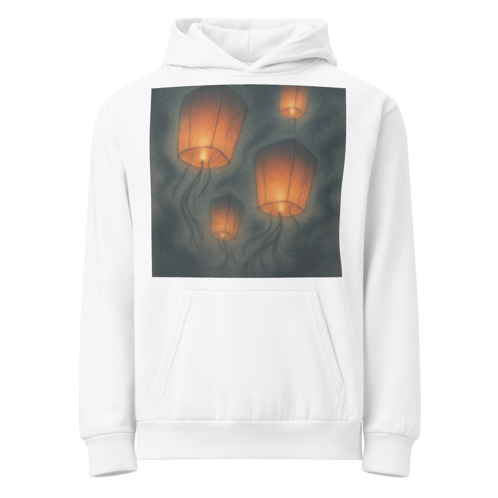 Whispering Lanterns at Midnight - White