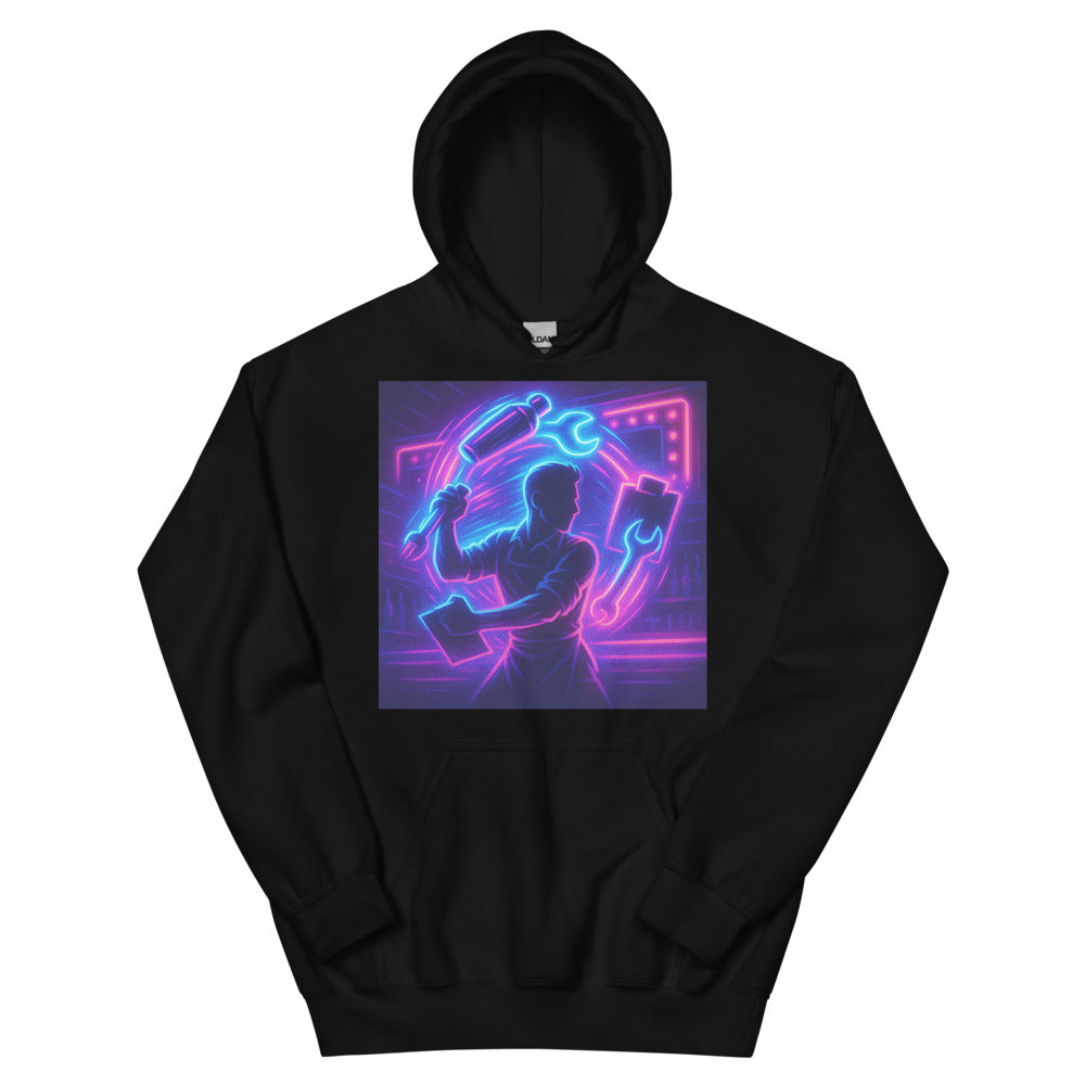 Midnight Neon Mixologist - Black