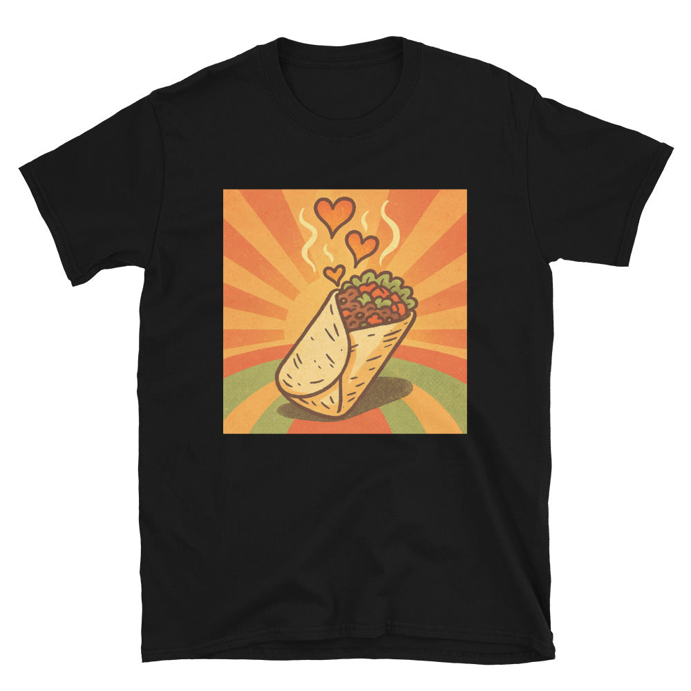 Retro Burrito Love - Black