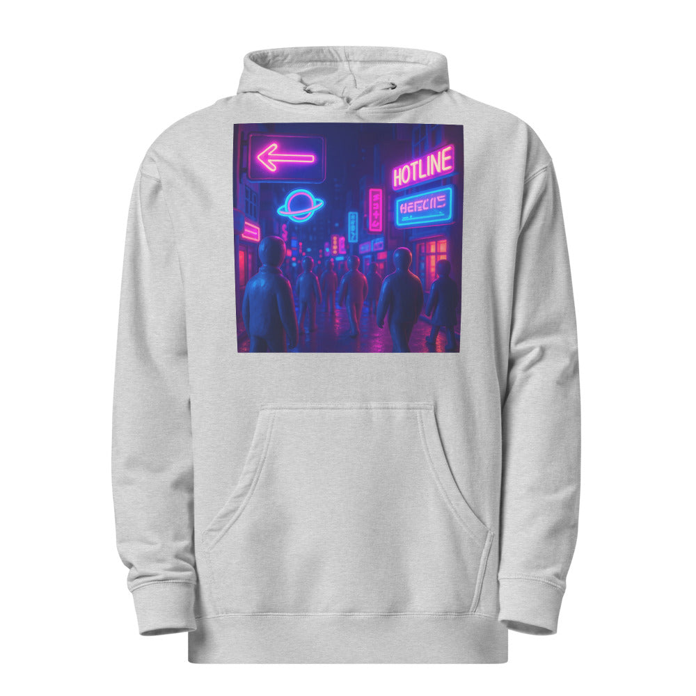 Neon Clay City Nights - Grey Heather