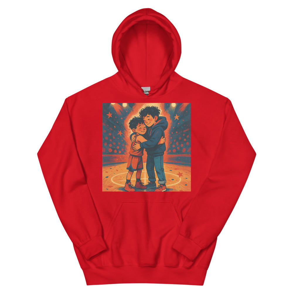 Center Court Embrace - Red