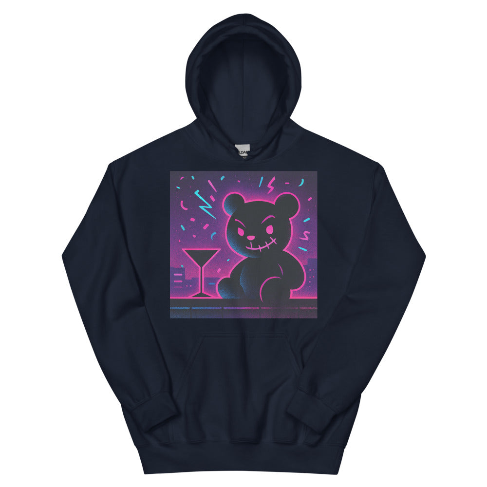 Neon Night Mischief Bear - Navy