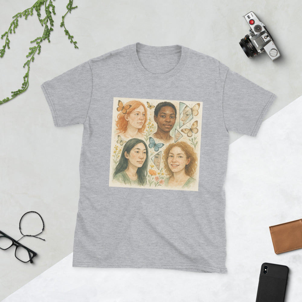 Mirrored Wildflower Portraits - Sport Grey