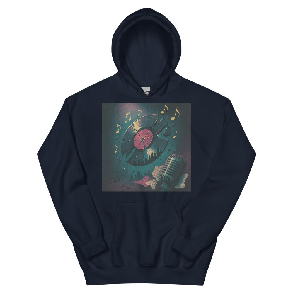 Shattered Vinyl Serenade - Navy