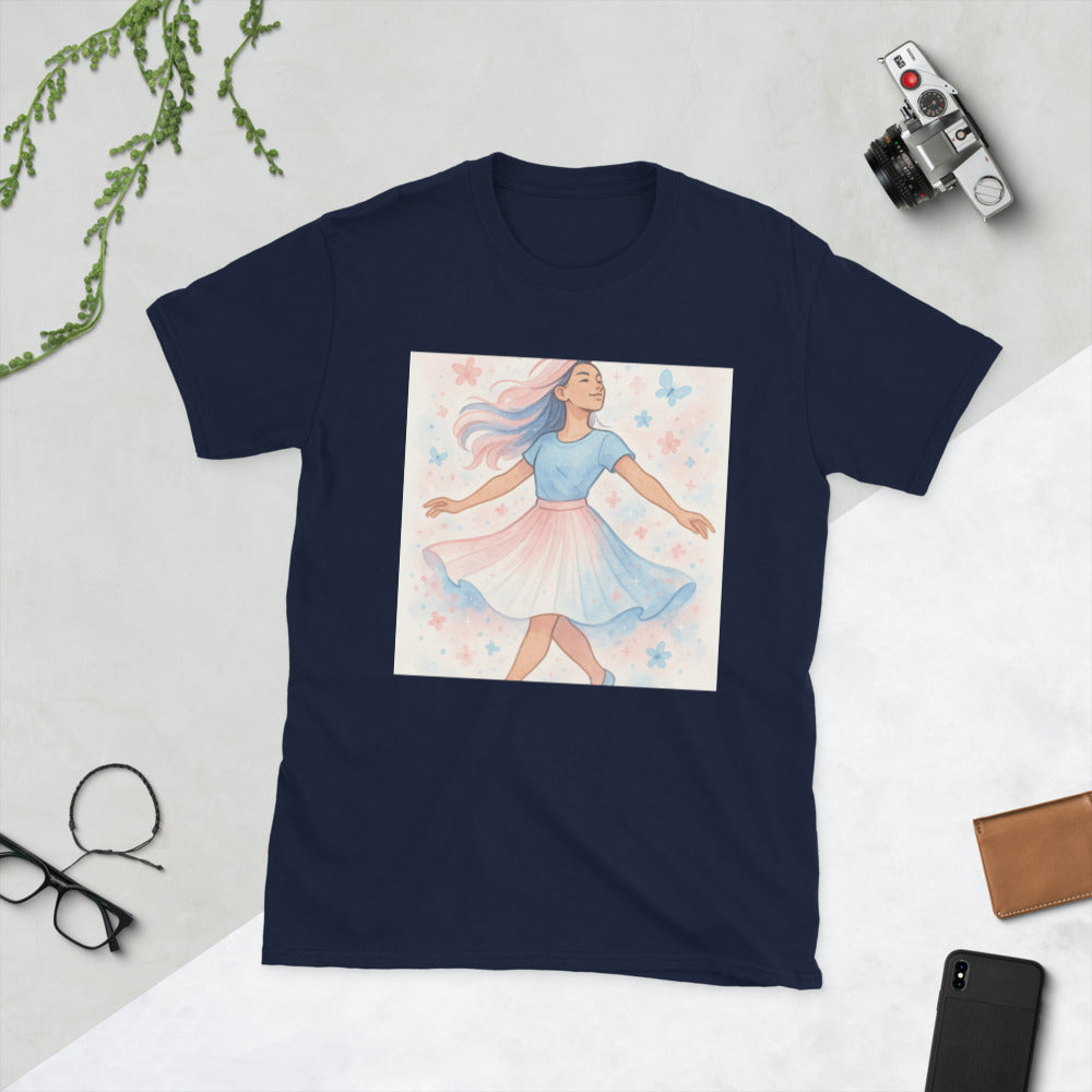 Pastel Freedom Twirl - Navy