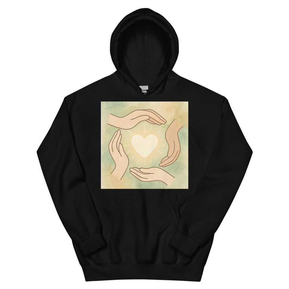 Circle of Caring Hands - Black