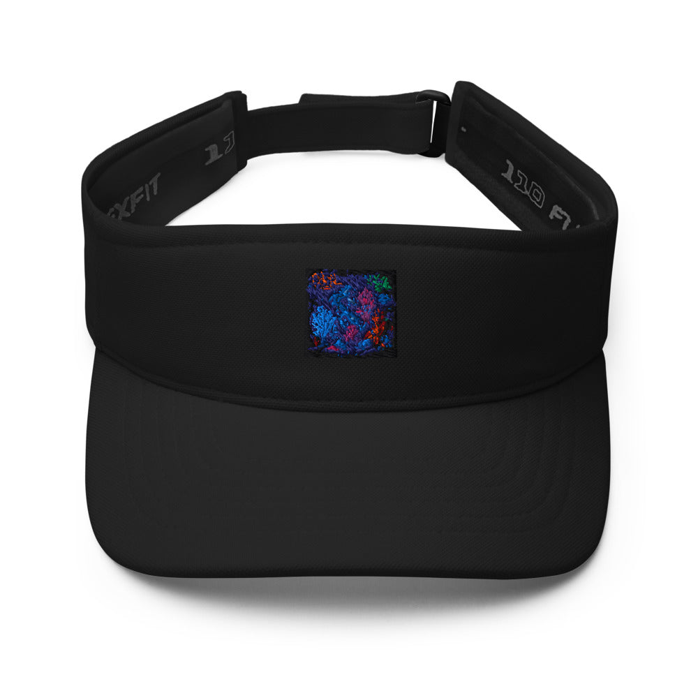 Neon Reef Circuitry Mural - Black