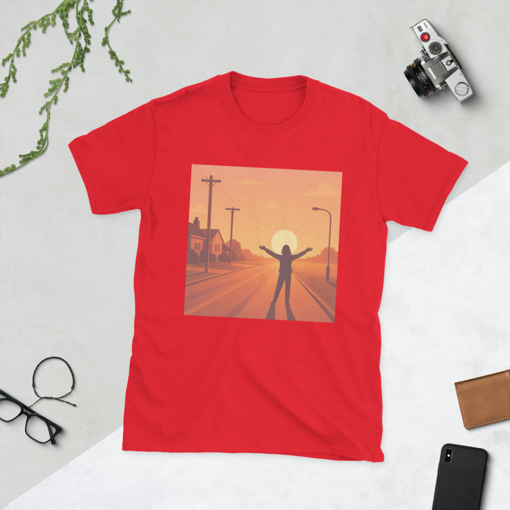 Golden Hour Embrace - Red