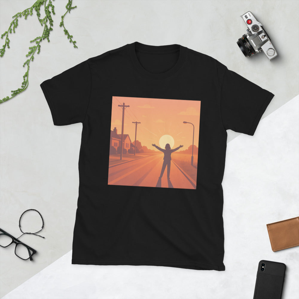 Golden Hour Embrace - Black