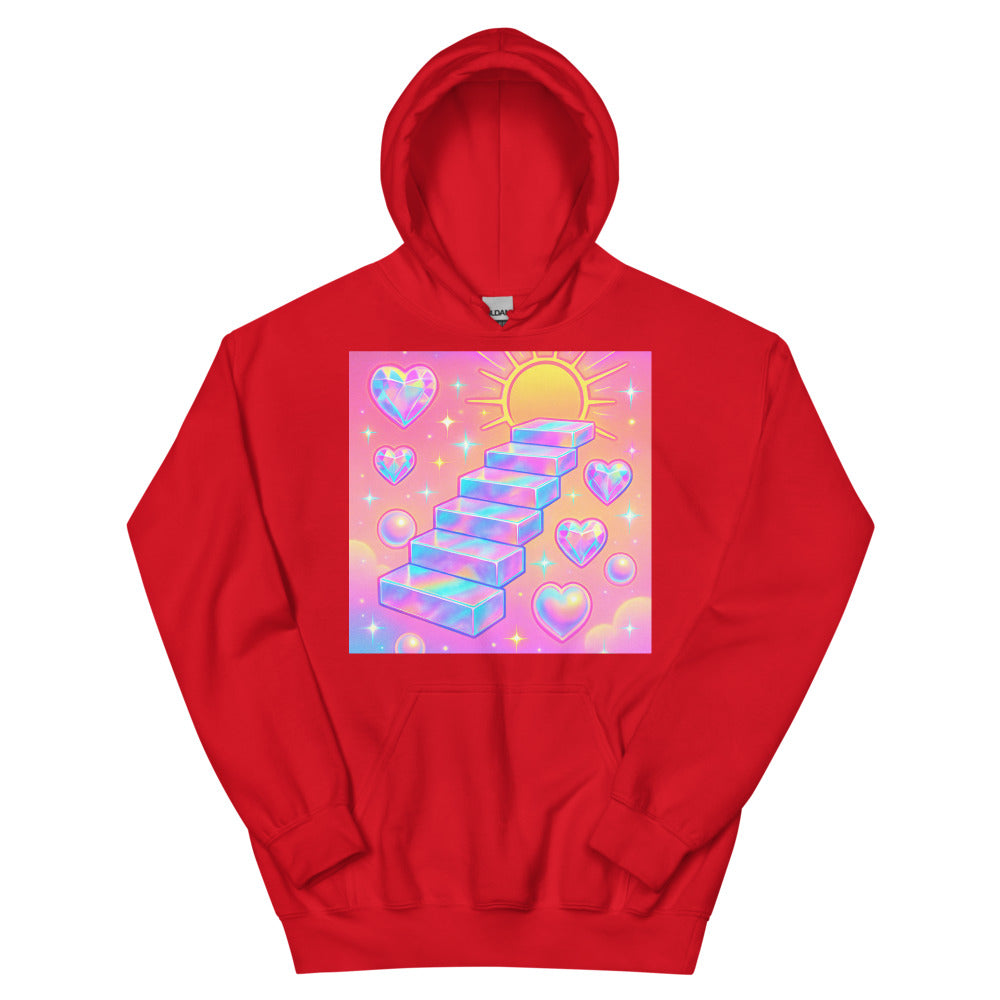 Prismatic Stairway to Sunshine - Red