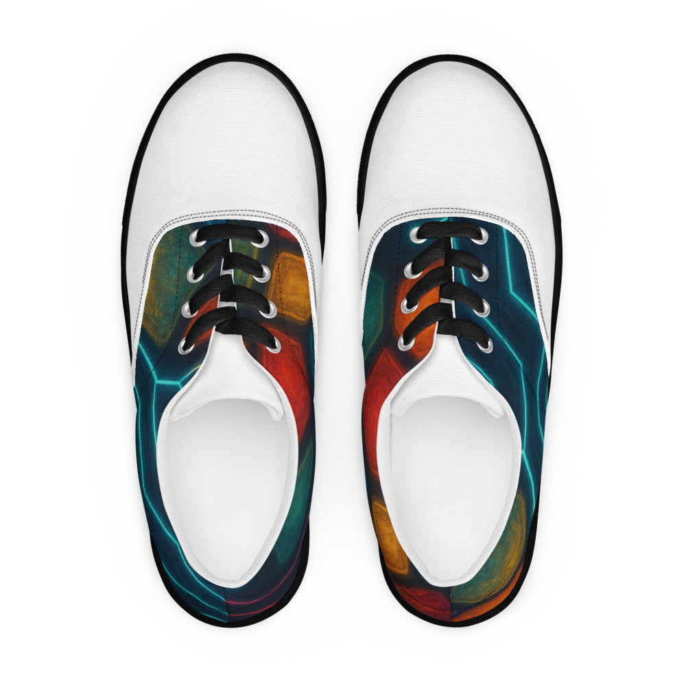 Neon Honeycomb Circuitry - Black