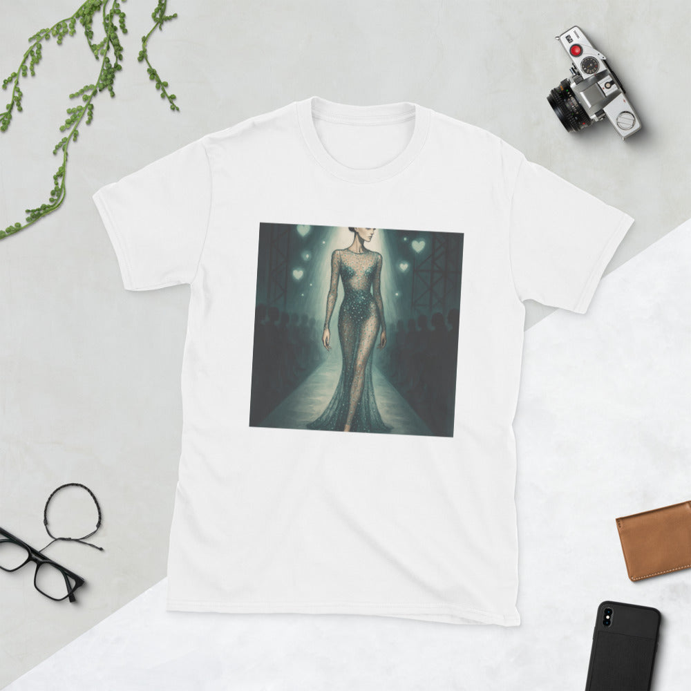 Midnight Emerald Runway Muse - White