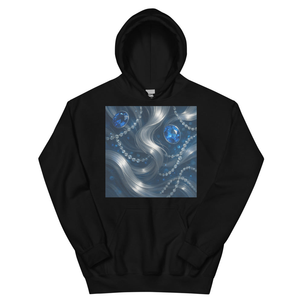 Sapphire Silk Cascade - Black