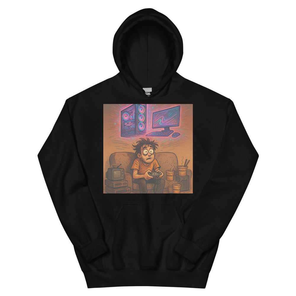 Pixel Dreams and Noodle Nights - Black
