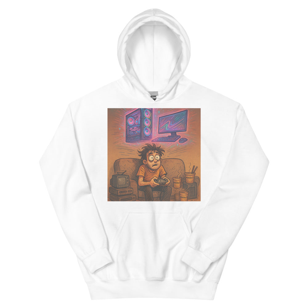Pixel Dreams and Noodle Nights - White