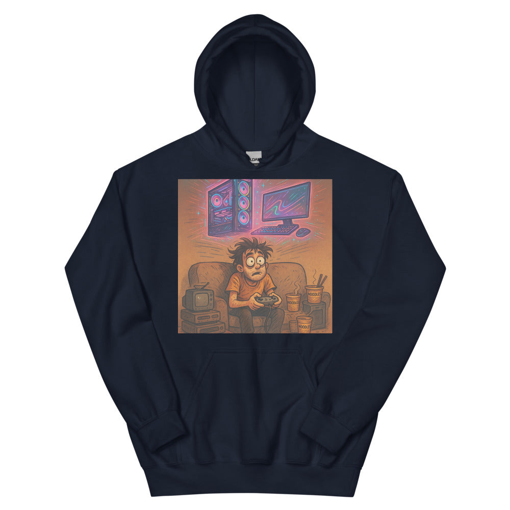 Pixel Dreams and Noodle Nights - Navy