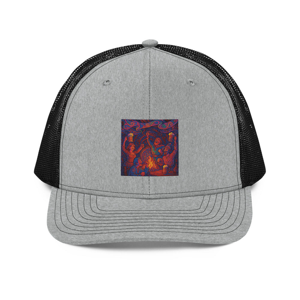 Kaleidoscopic Tavern Jubilee - Heather Grey / Black