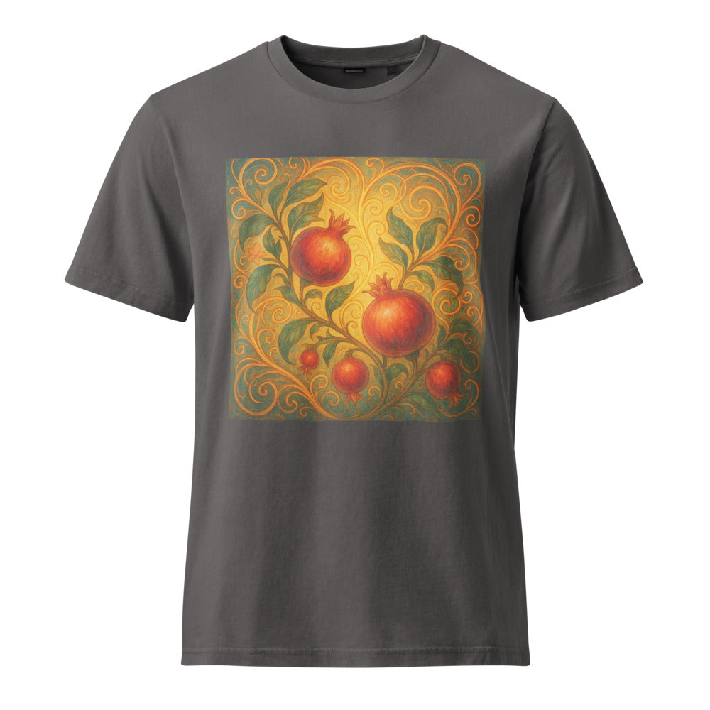 Radiant Pomegranate Vine - G. Dyed Anthracite