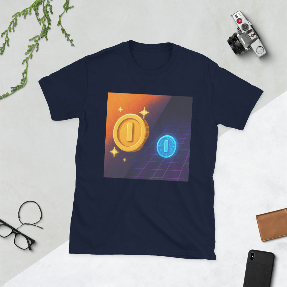 Pixel and Circuit Coin Duo - Navy