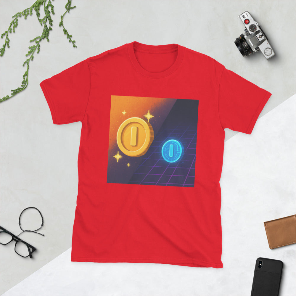 Pixel and Circuit Coin Duo - Red