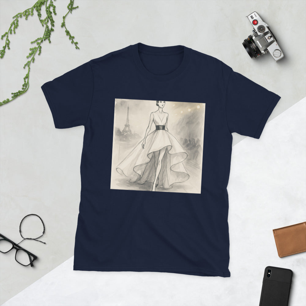 Billowing Tulle Muse - Navy