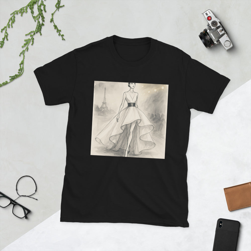 Billowing Tulle Muse - Black