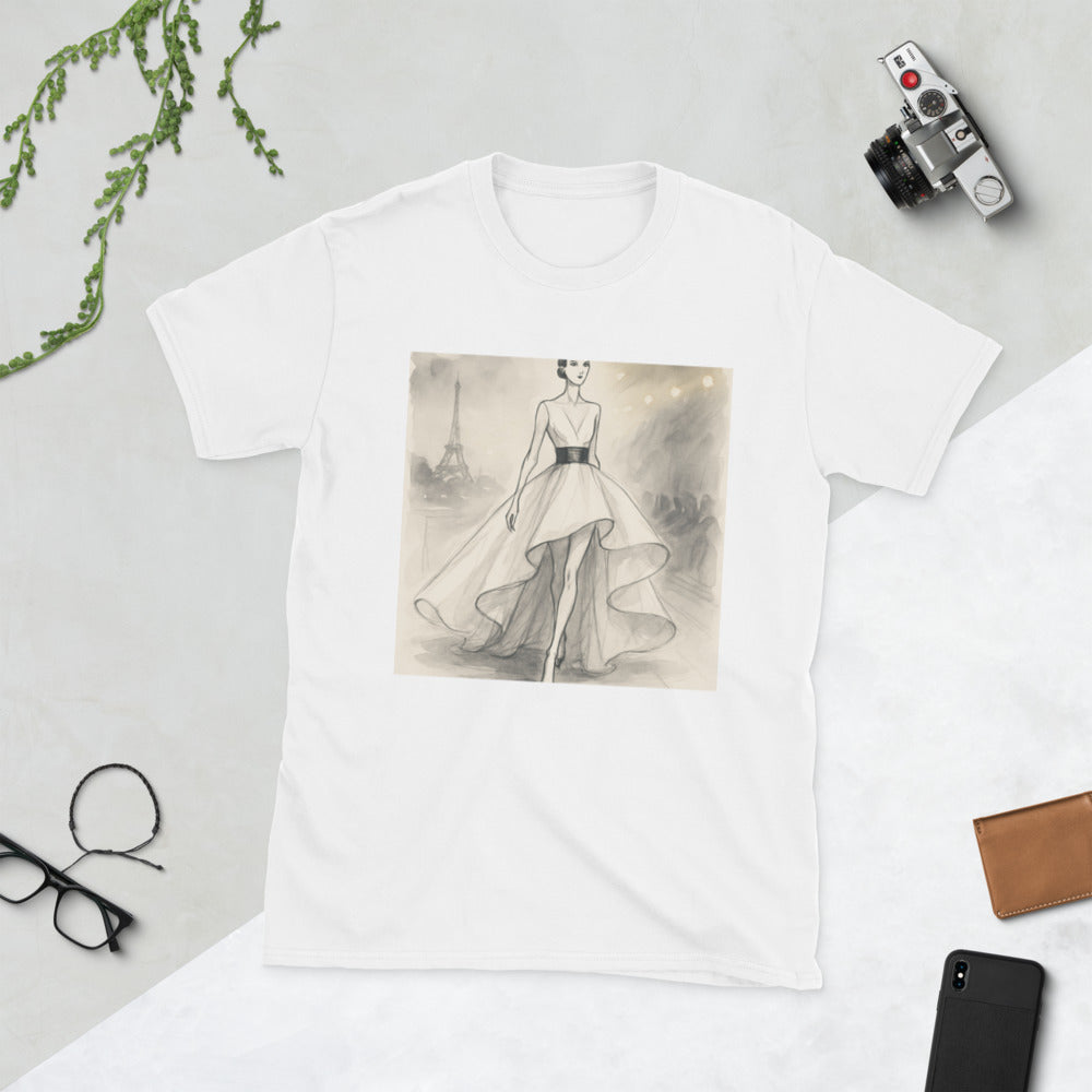 Billowing Tulle Muse - White