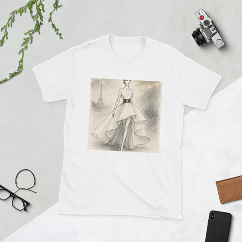 Billowing Tulle Muse - White