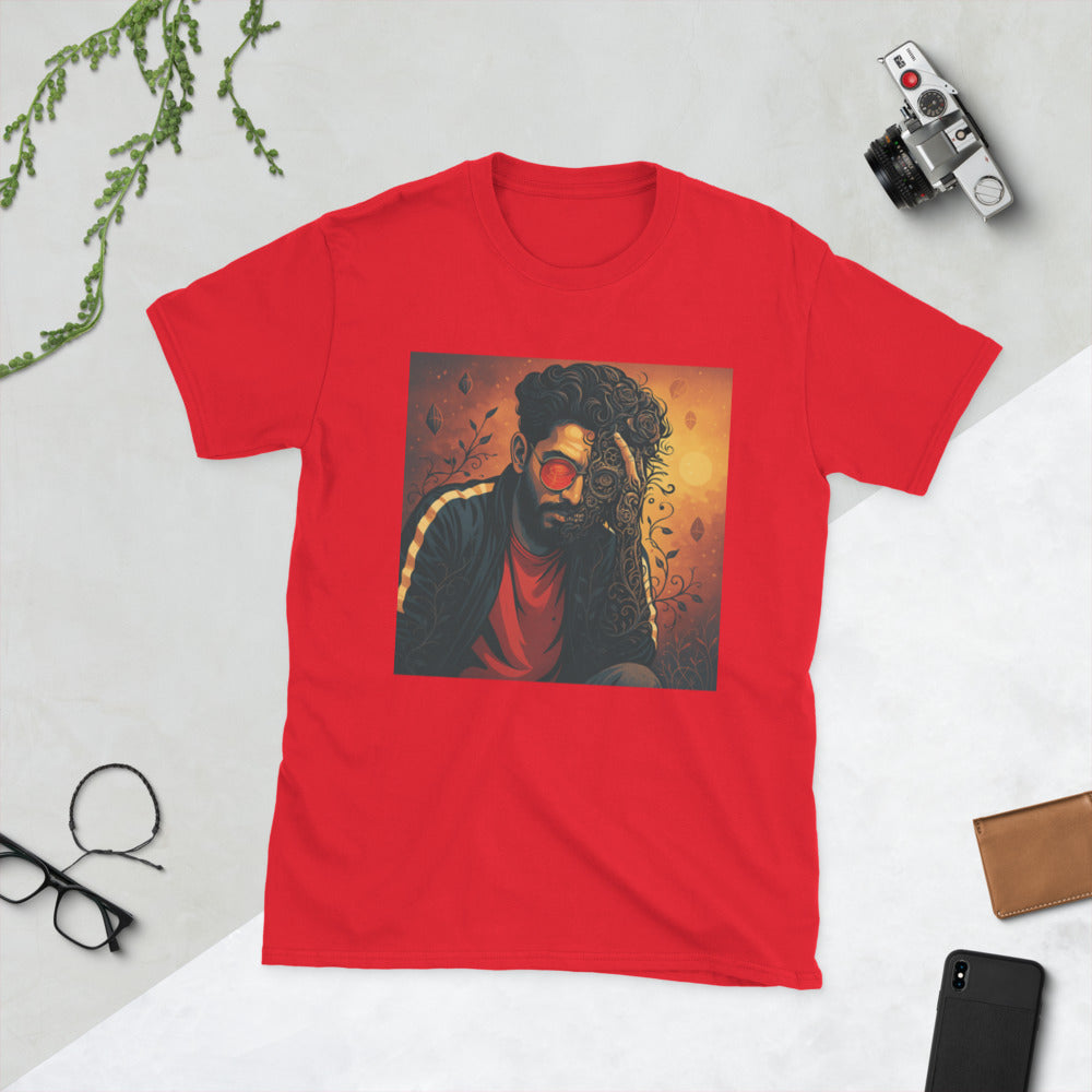 Crimson Clockwork Bloom - Red