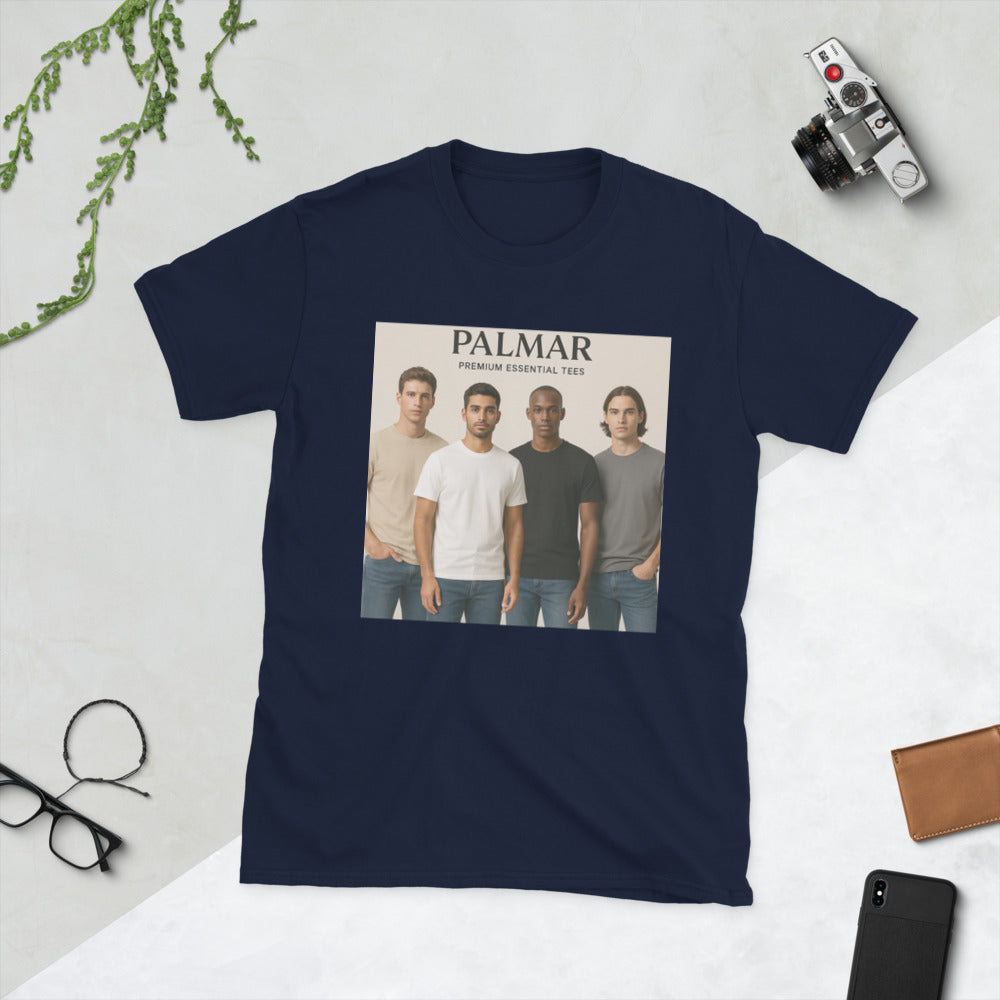 Palmar Premium Essential Crew Tees - Navy