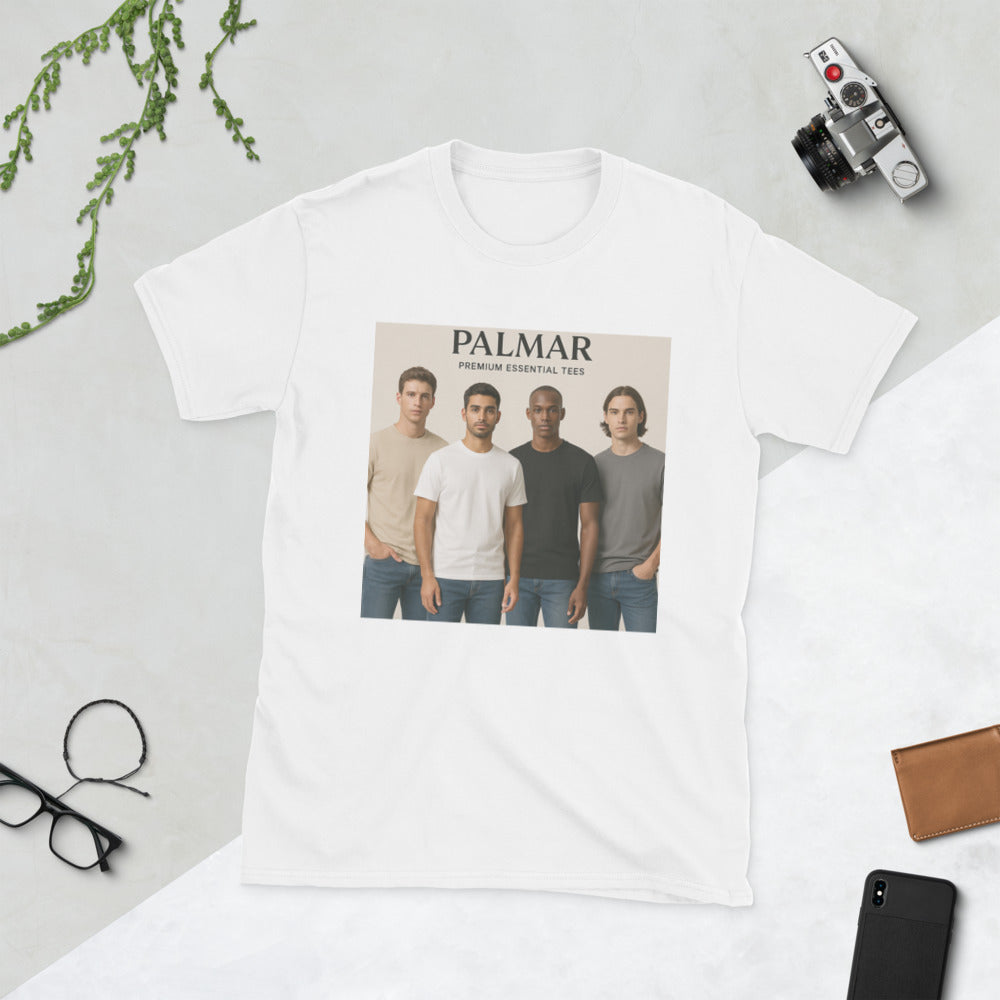 Palmar Premium Essential Crew Tees - White