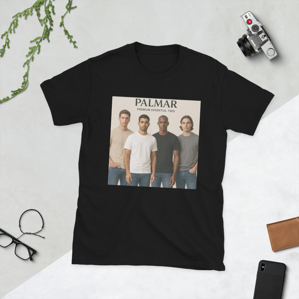 Palmar Premium Essential Crew Tees - Black