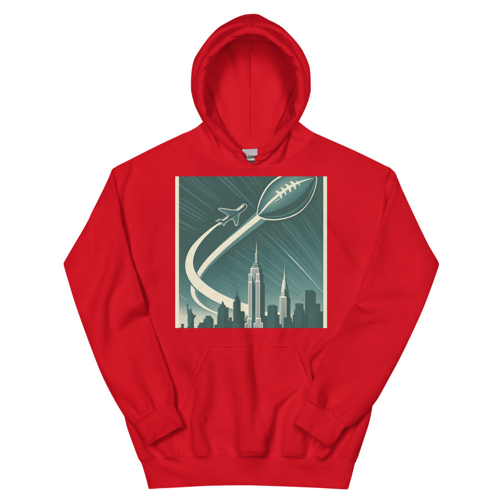Touchdown Over the Skyline - Red