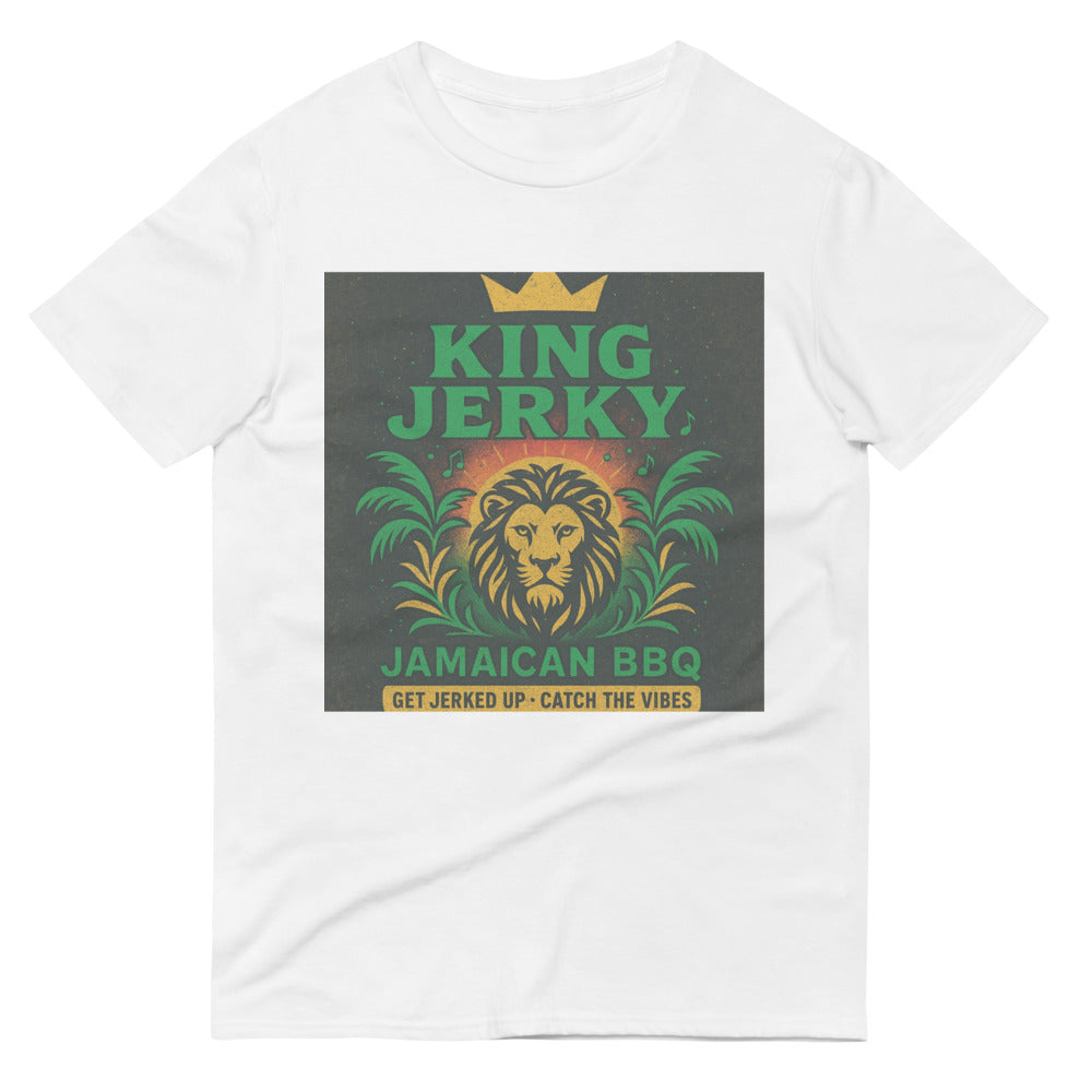 Vintage Jamaican Lion Sunrise Tee - White