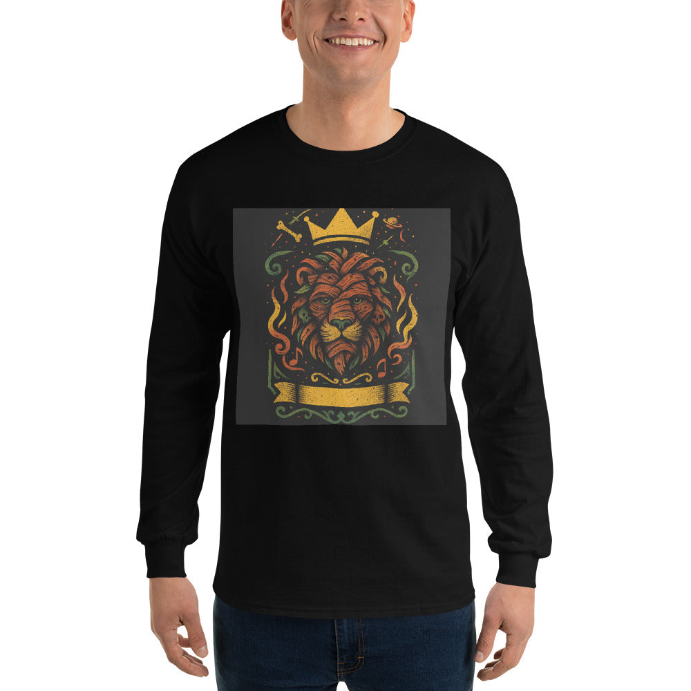 Reggae Ember Lion Crest - Black