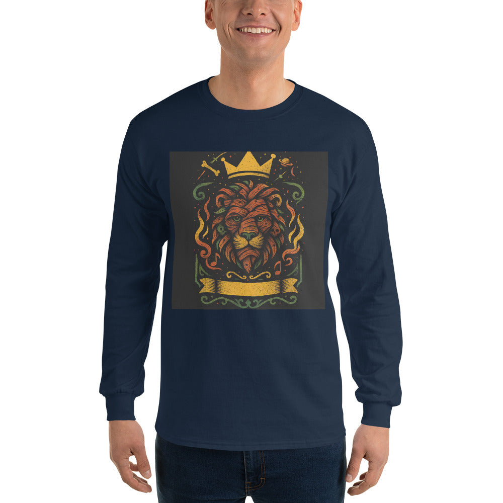 Reggae Ember Lion Crest - Navy