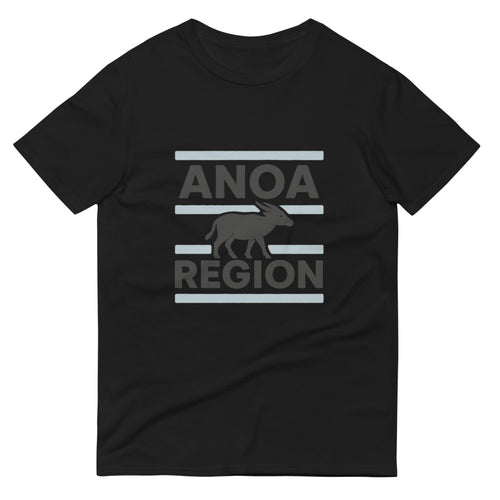 ANOA Region Blue Stripe Crewneck - Black