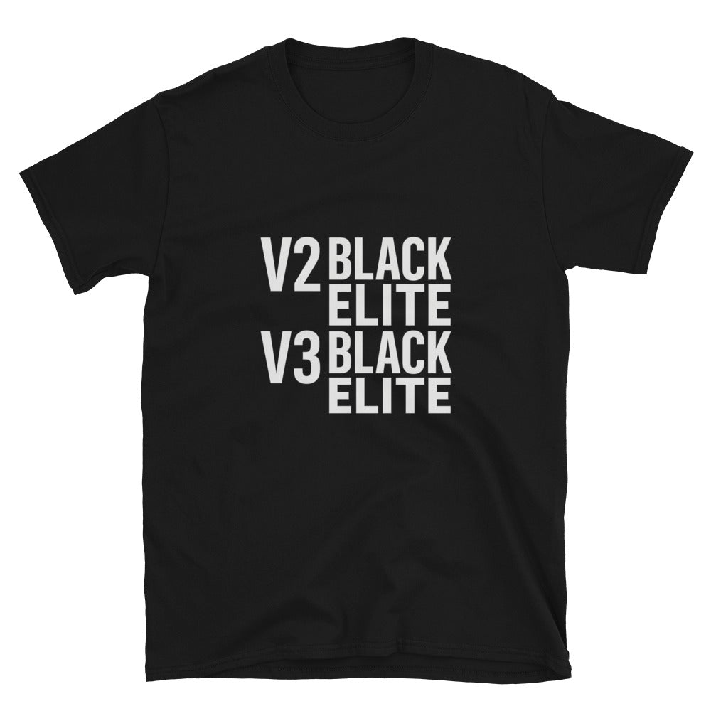 Glowing Monochrome Type Print - Black
