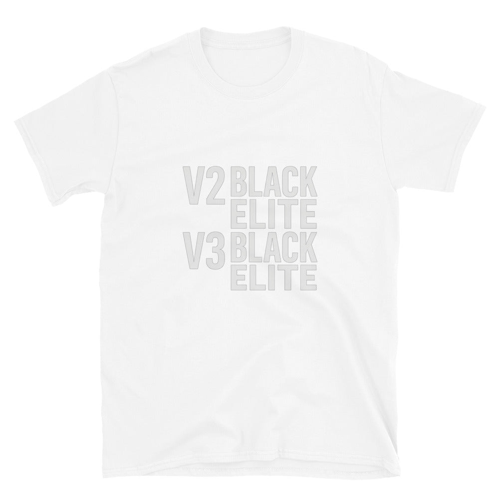 Glowing Monochrome Type Print - White