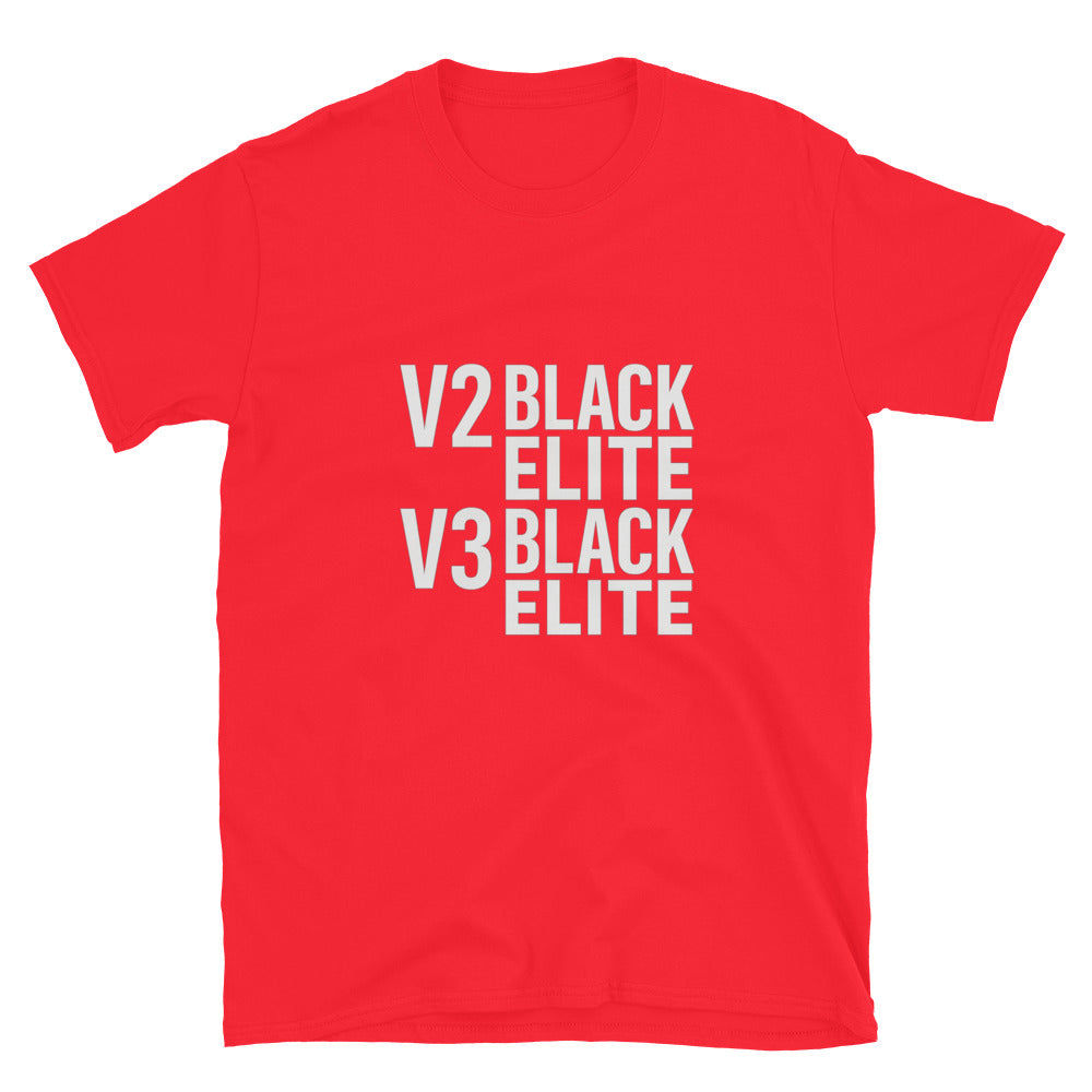 Glowing Monochrome Type Print - Red