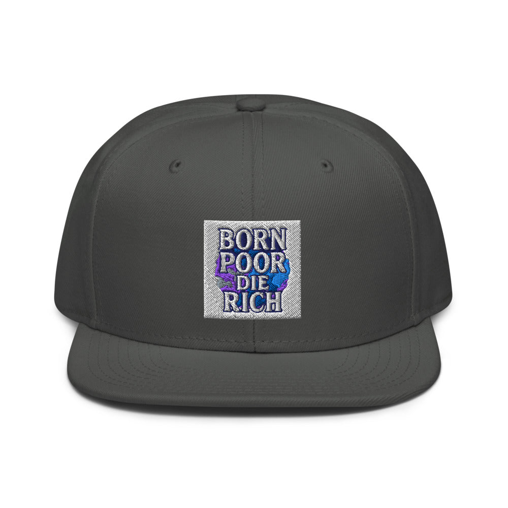 Cosmic Hustle Typography Print - Charcoal gray