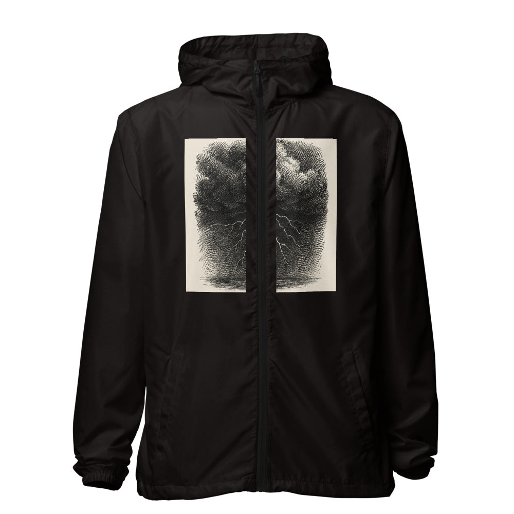 Etched Tempest Lightning Print - Black
