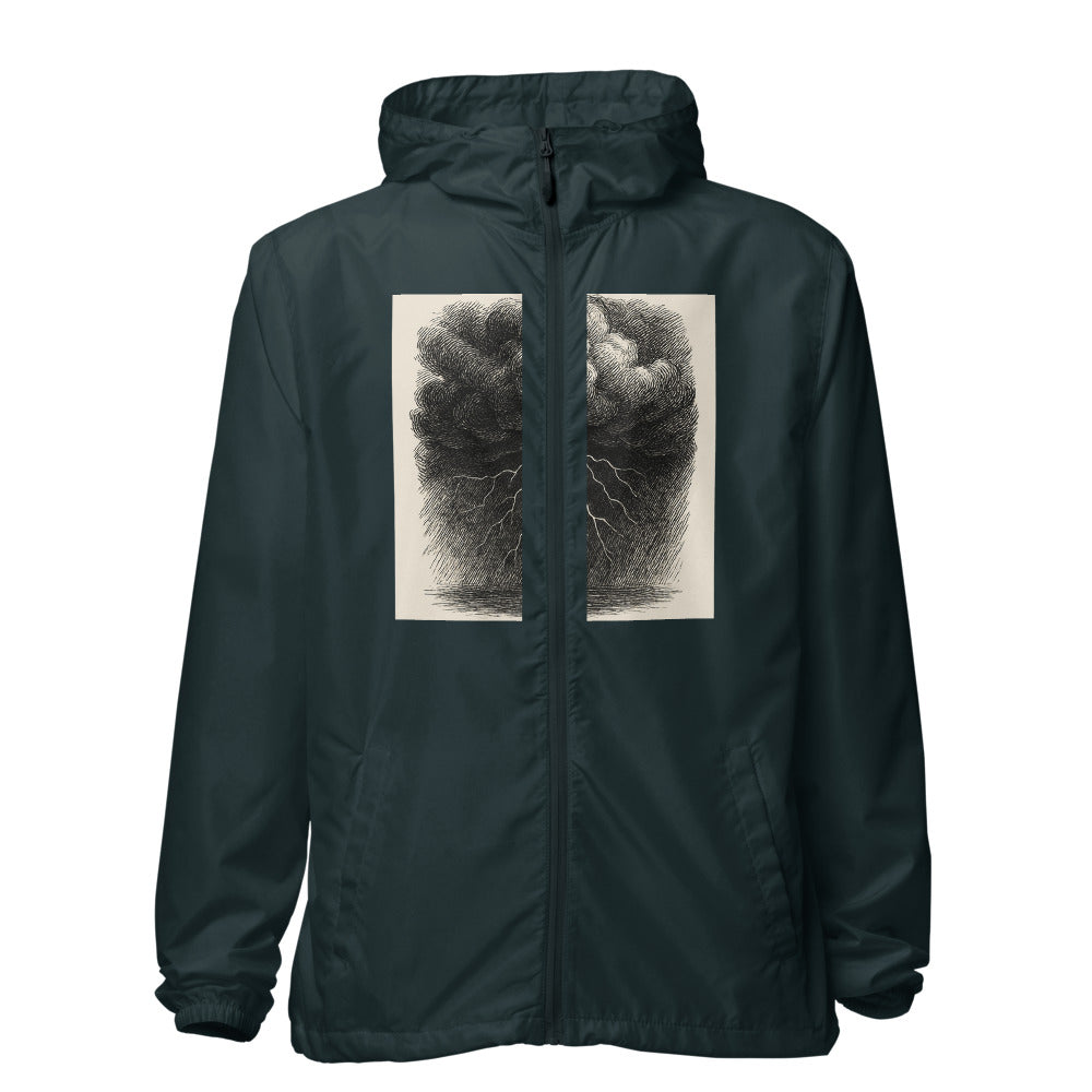 Etched Tempest Lightning Print - Classic Navy
