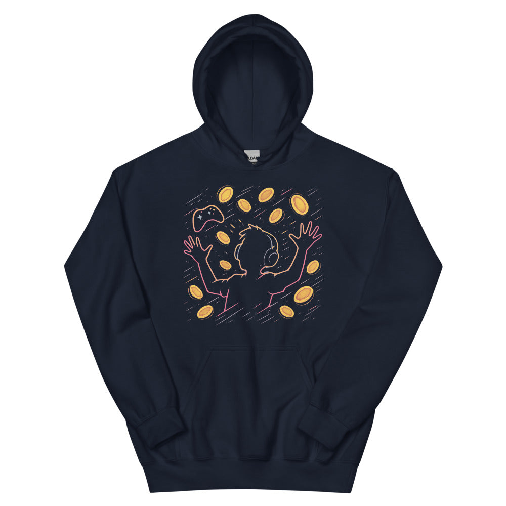 Neon Gamer Coin Shower - Navy
