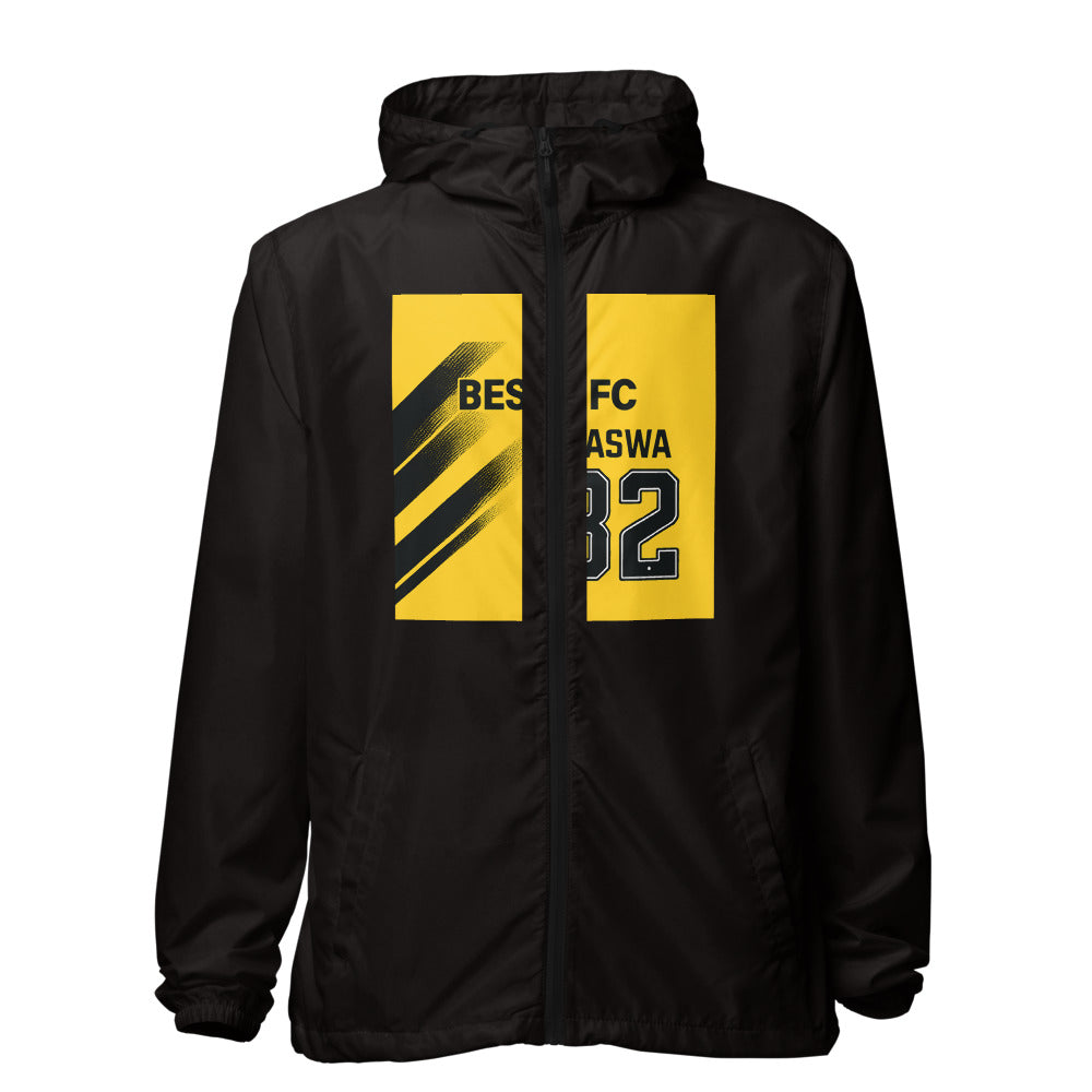 Golden Stripes Soccer Jersey - Black