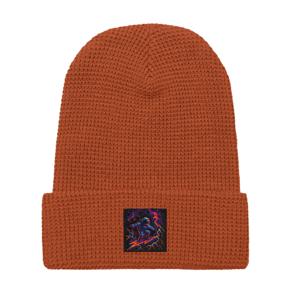 Pixel Neon Space Surfer - Rust