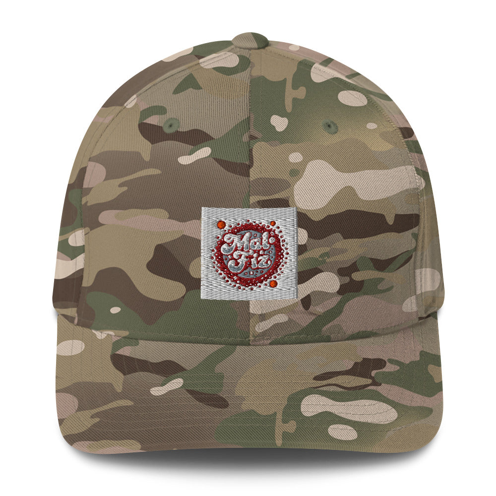 Retro Fizz Bubble Vortex - Multicam Green