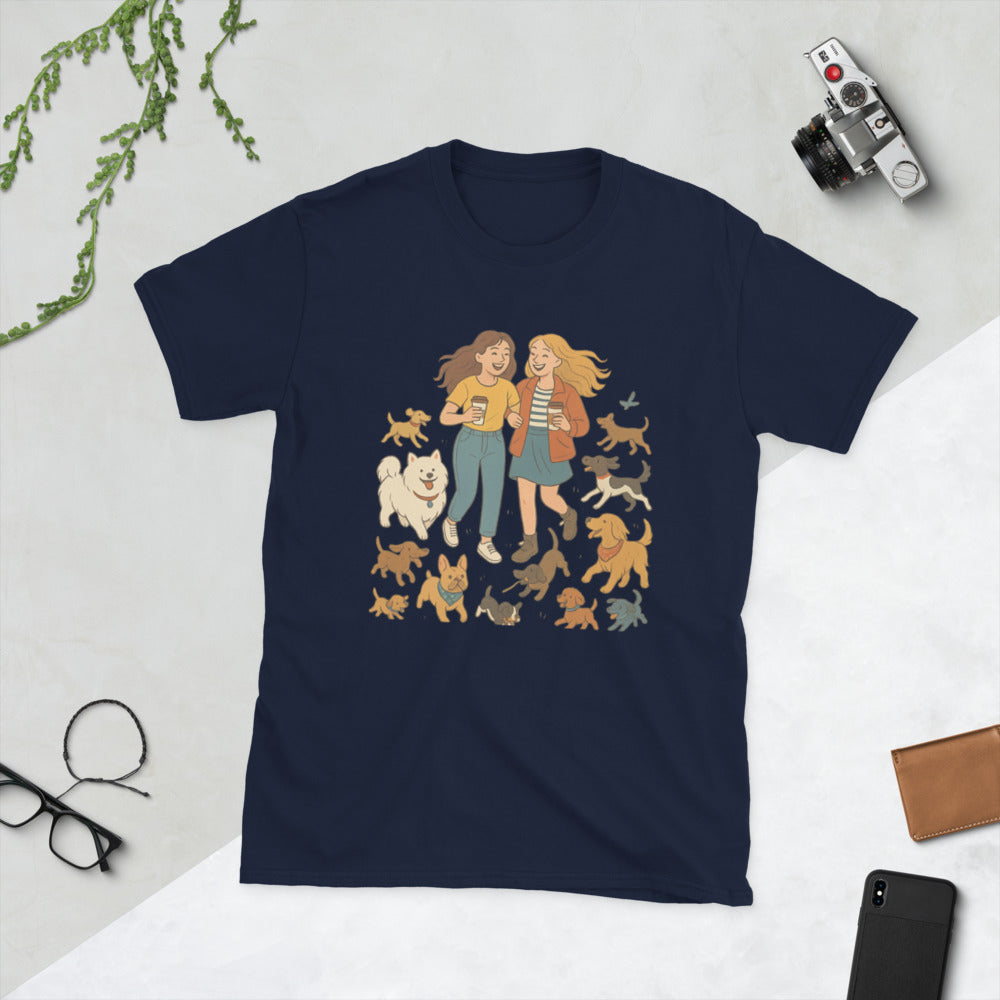 Sunlit Puppy Parade Stroll - Navy