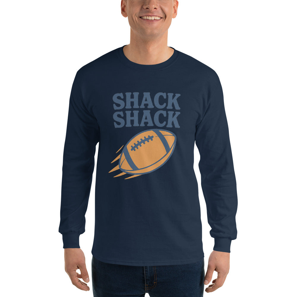 Endzone Shack Retro Football Tee - Navy