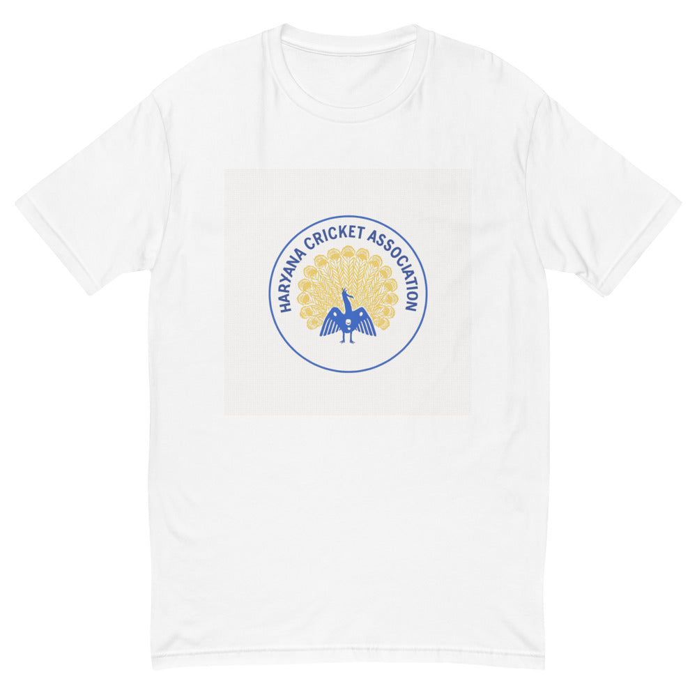Blue and Gold Peacock Crest Tee - View 1